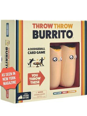 3/$55❤️new sealed THROW THROW BURRITO by Exploding Kittens A Dodgeball Card Game